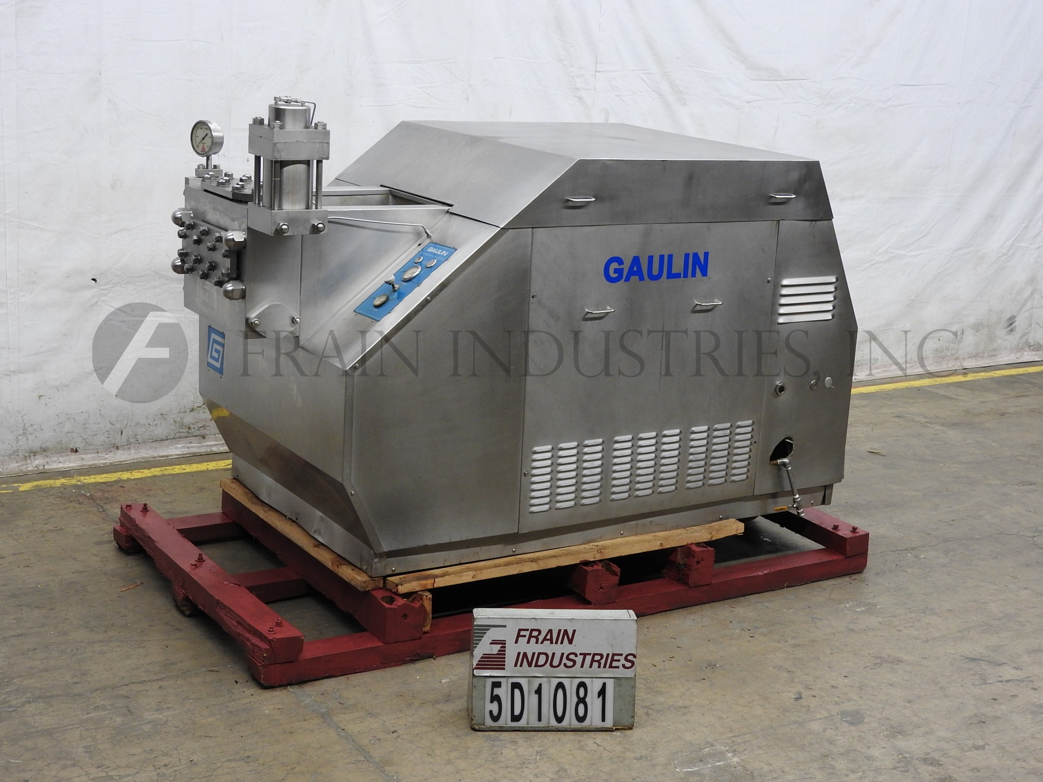 Gaulin Homogenizer Single Stage 804 for Sale 5D1081