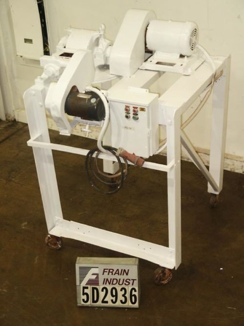 Photo of Mikron / Hosokawa Mill Hammer 2LH Pulverizer, triple screw fed, 1 1/2" infeed