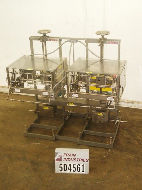 Photo of Thiele Feeder Coupon Inserter 32000 used Theile twin Series 32 high speed rotary placer