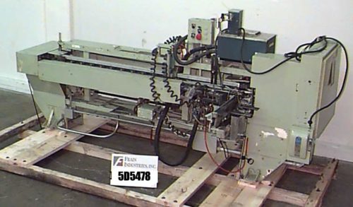 Photo of Jones Cartoner Semi Vertical Glue IMV5 Semi-automatic intermittent motion vertical used cartoner capable of up to 60cpm