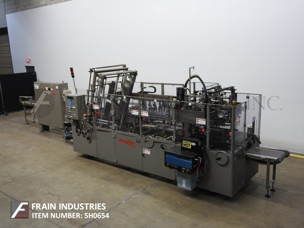 Douglas Machine Inc Case Packer Wrap Around WACP for Sale 5H0654