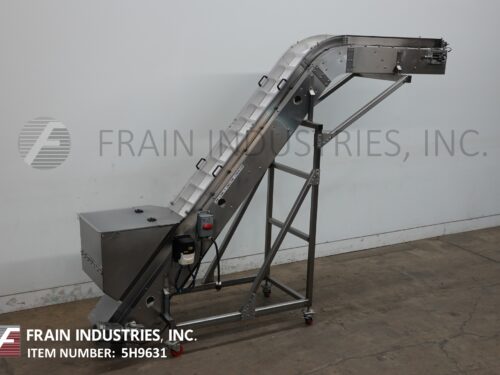 Photo of MRM Elgin Filler Can Piston 98&amp;quot; DISCH MRM Elgin Filler Can Piston 98&amp;quot; DISCH Feeder Incline/Cleated 98&amp;quot; DISCH