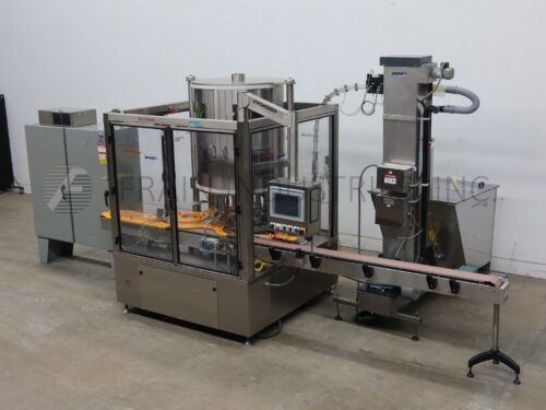 Photo of Pneumatic Scale, Model SC600-14, 14 head chuck capper and cap feeder