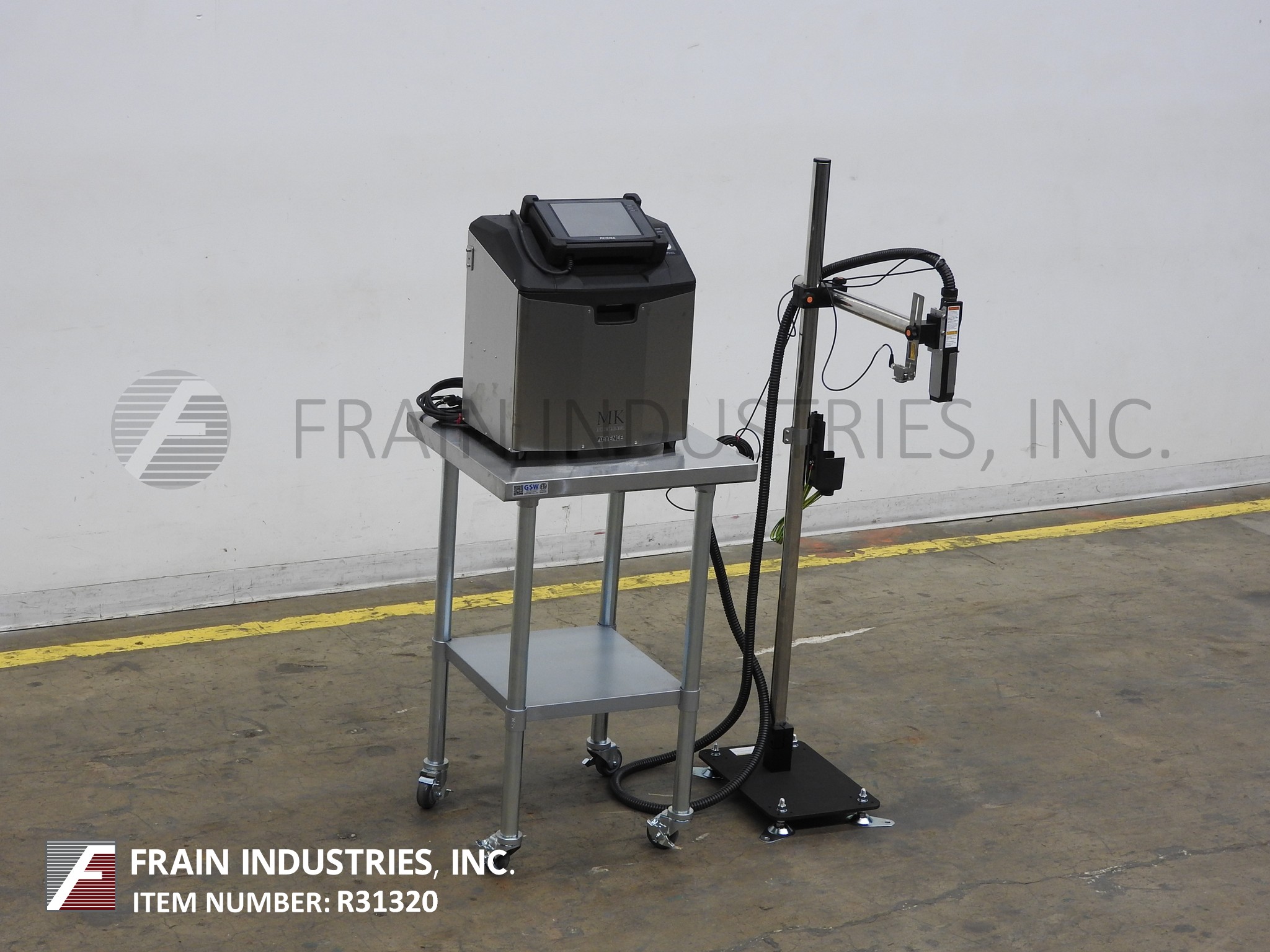 Keyence Corporation of America Coder Ink Jet MKU6000 for Sale R31320