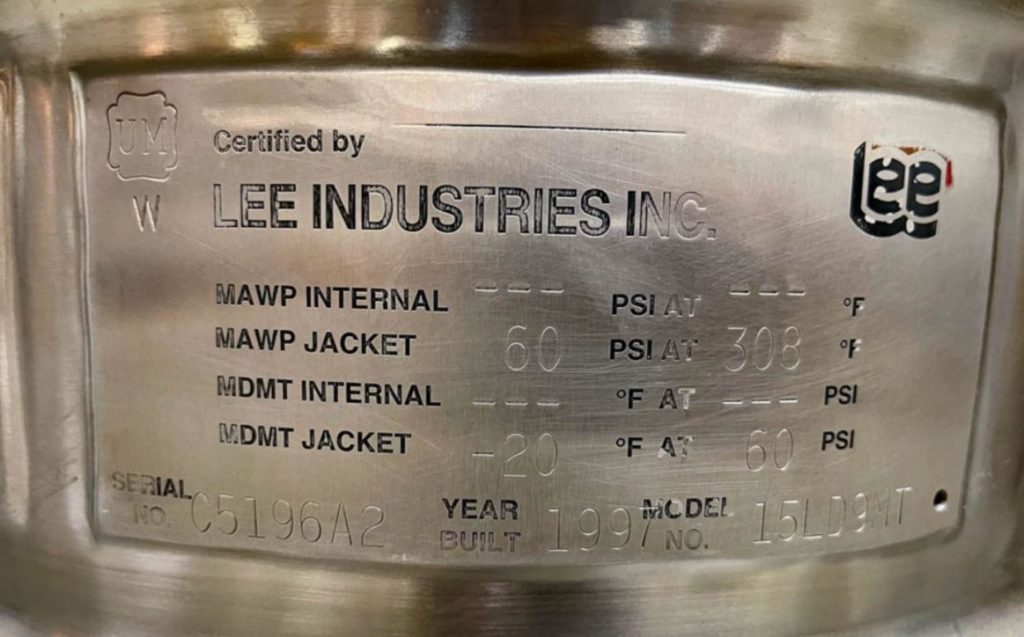 Used Kettle Equipment — Steam Tilting Lee Kettles for Sale