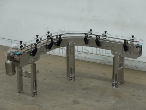Photo of Custom Cut Metals Conveyor Table Top 90°L