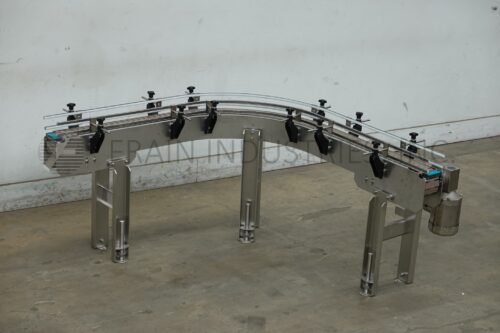 Photo of Custom Cut Metals Conveyor Table Top 90°R