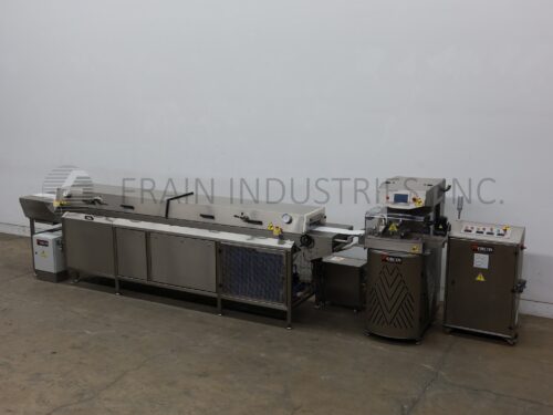 Photo of Morcos 12in Enrober and Cooling Tunnel System